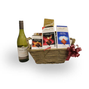 Ultimate Lindt & Premium White Wine Basket